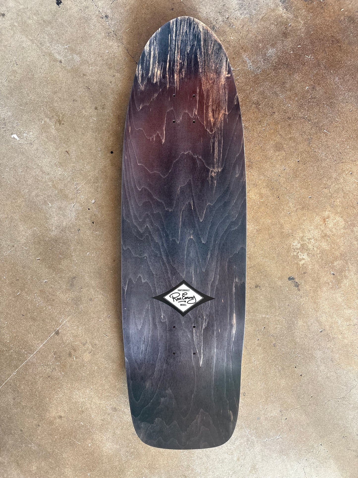Ron Emory Tribute Skateboard Deck - Surf-Inspired - 10.5 x 33.3 x 16.5wb - (In Stock!)