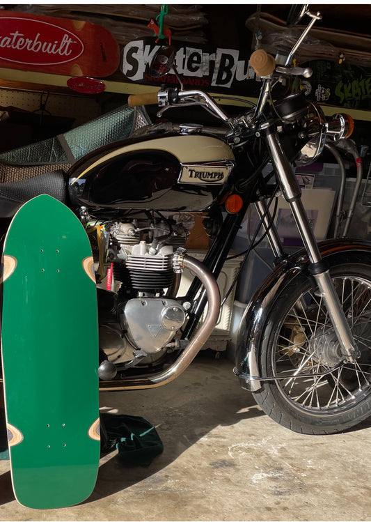 PRE-ORDER - Duane Peters “Mini” Green & Black Stripe