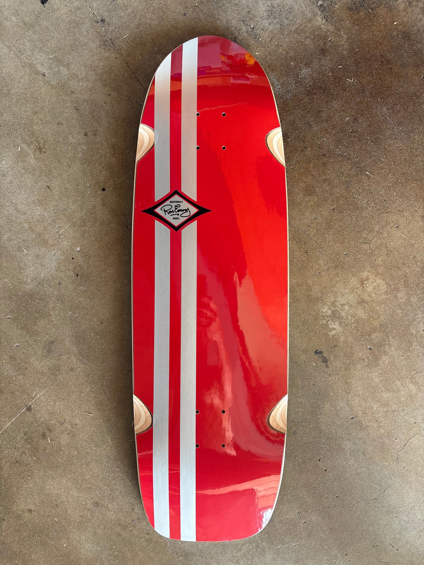 Ron Emory Tribute Skateboard Deck - Surf-Inspired - 10.5 x 33.3 x 16.5wb - (In Stock!)